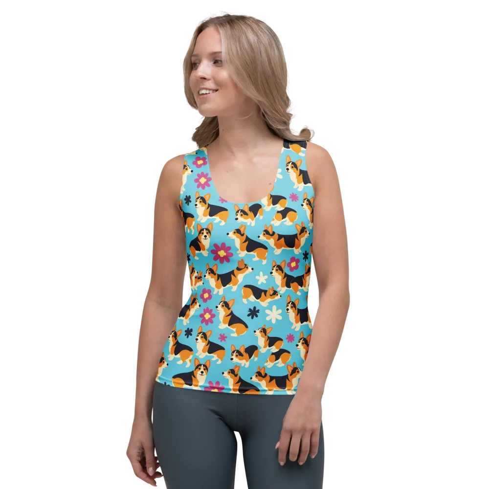 Pembroke Bloom on Women's Tank Top — Front