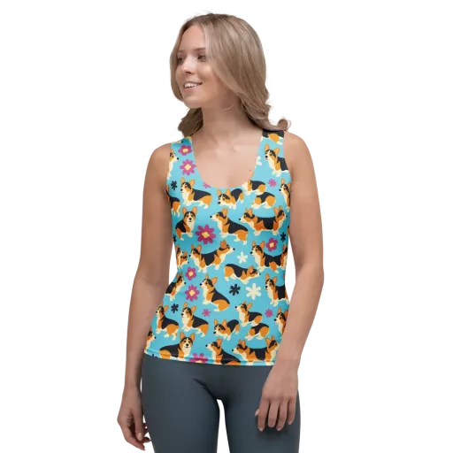 Pembroke Bloom on a Women's Tank Top
