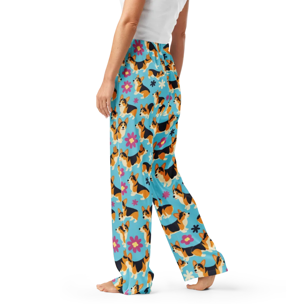Pembroke Bloom on Women's Pajama Pants — Left