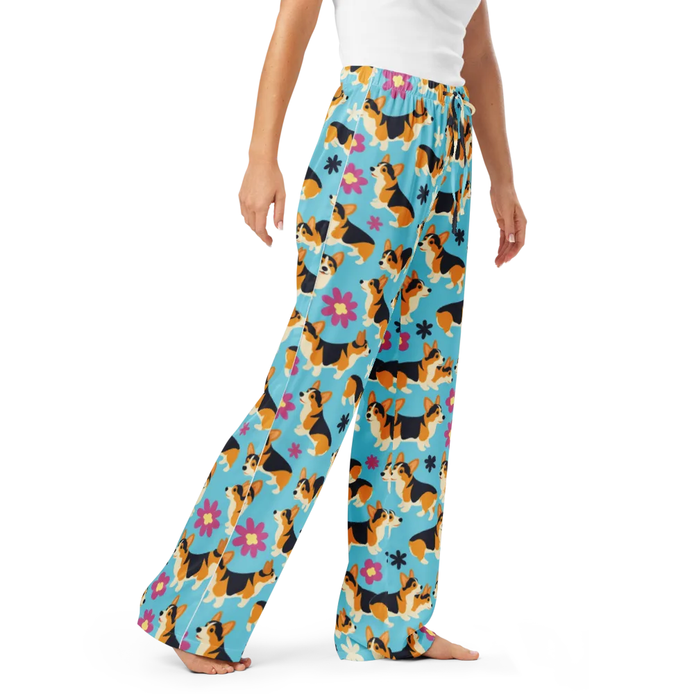 Pembroke Bloom on Women's Pajama Pants — Right Front