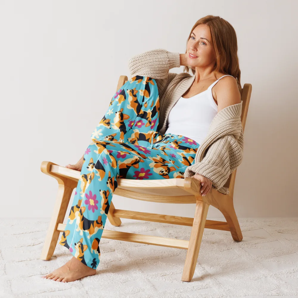 Pembroke Bloom on Women's Pajama Pants — Front