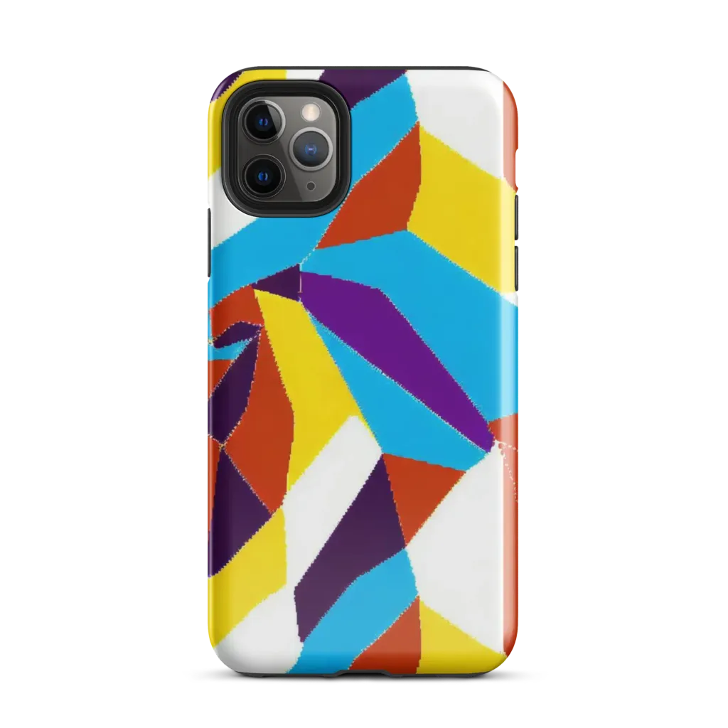 Chromatic Pinwheel on Tough Case for iPhone® — Front