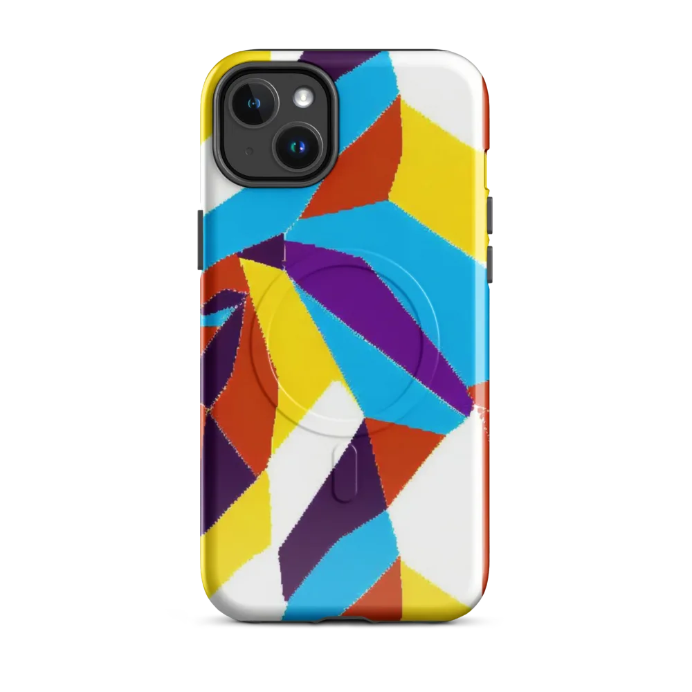Chromatic Pinwheel on MagSafe Tough Case for iPhone® — Front