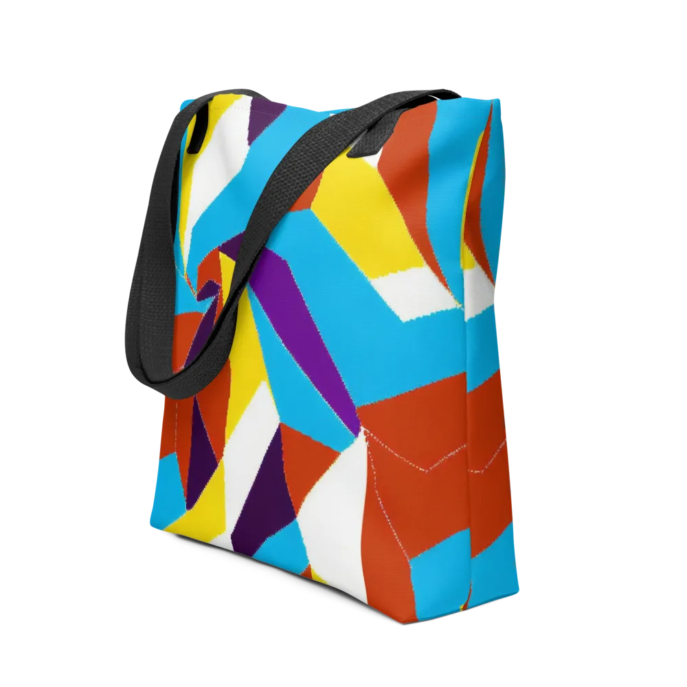 Chromatic Pinwheel on Tote Bag — Front