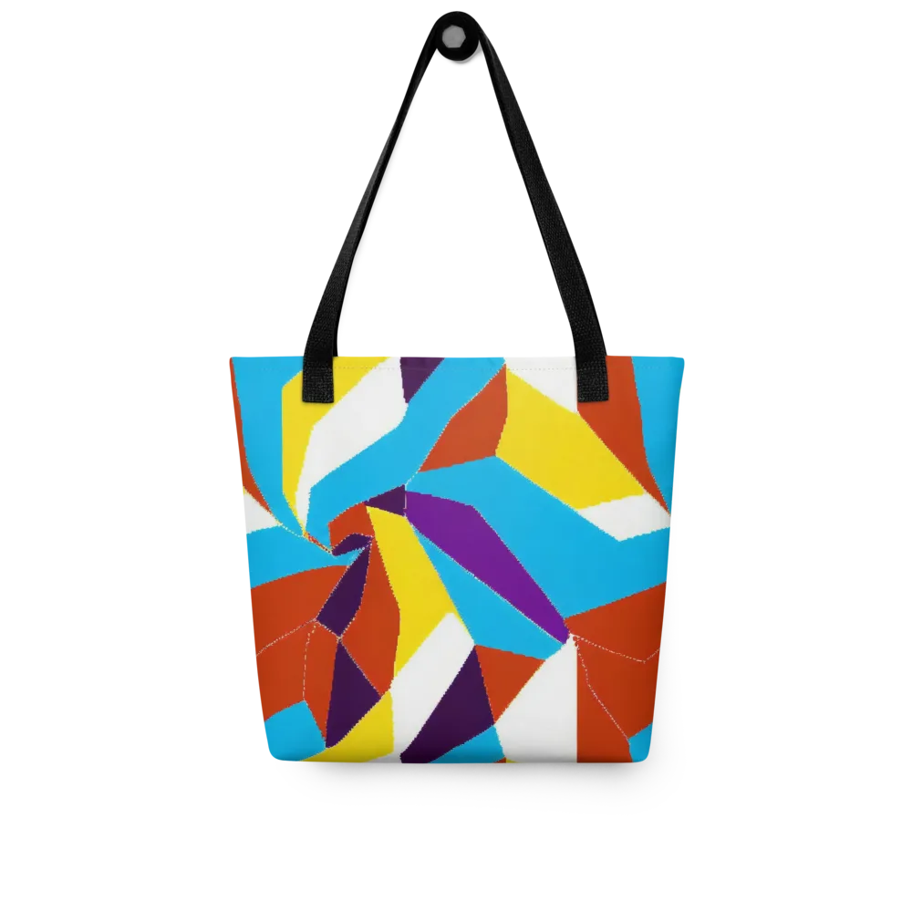 Chromatic Pinwheel on Tote Bag — Front