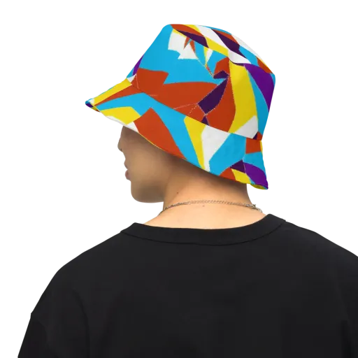 Chromatic Pinwheel on a Reversible Bucket Hat