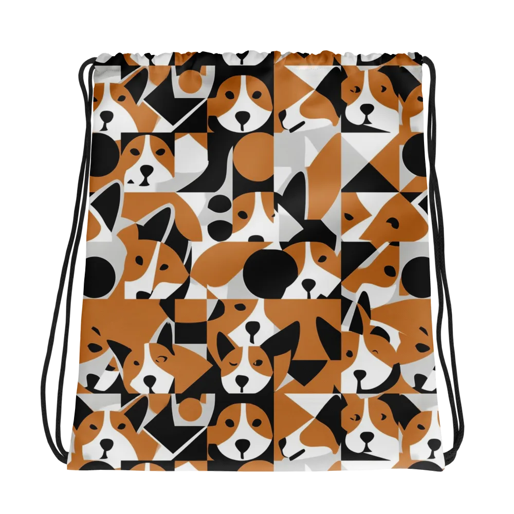 Copper Canine Circuit on Drawstring Bag — Photo