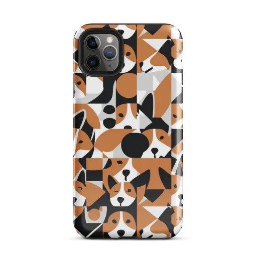 Copper Canine Circuit on a Tough Case for iPhone®