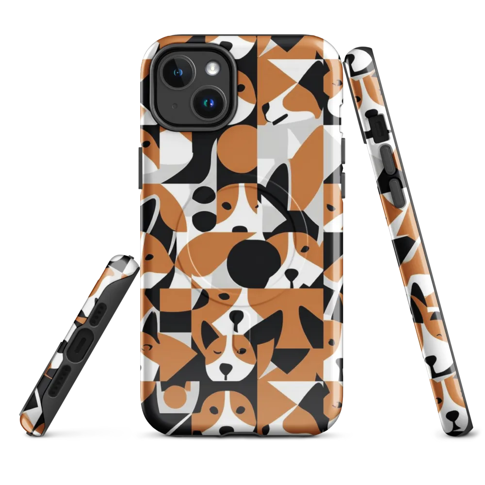Copper Canine Circuit on MagSafe Tough Case for iPhone® — Front