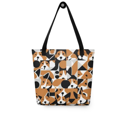 Copper Canine Circuit on a Tote Bag
