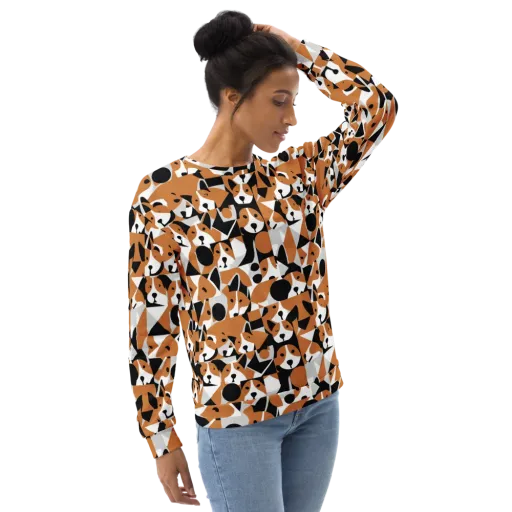 Copper Canine Circuit on a Sweatshirt