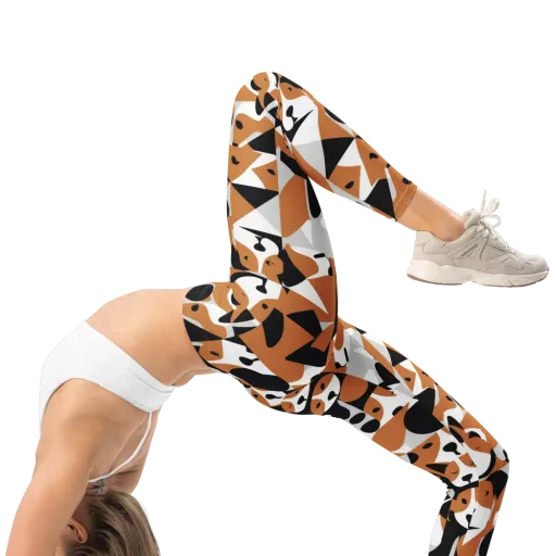 Copper Canine Circuit on a Leggings