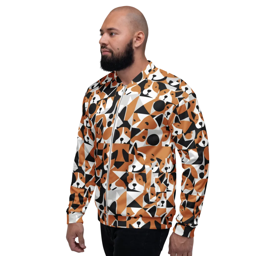 Copper Canine Circuit on Bomber Jacket — Left