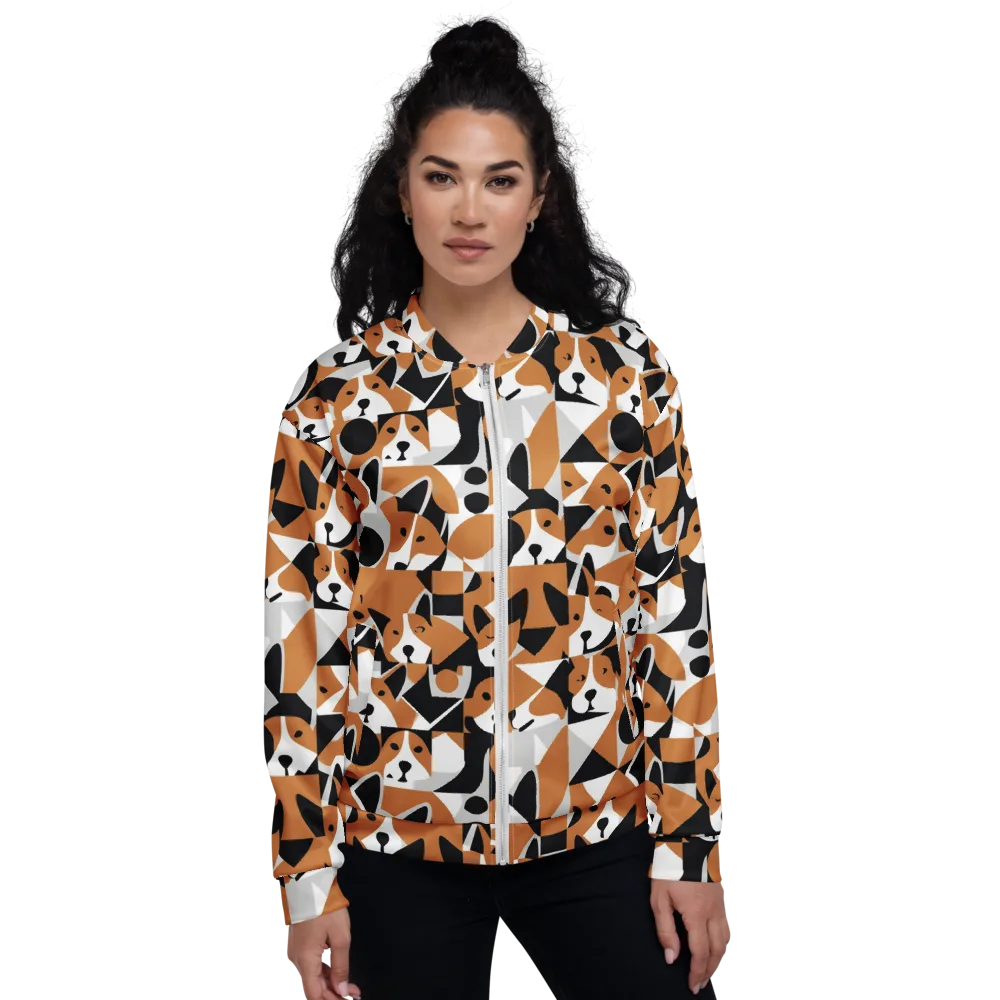 Copper Canine Circuit on Bomber Jacket — Front