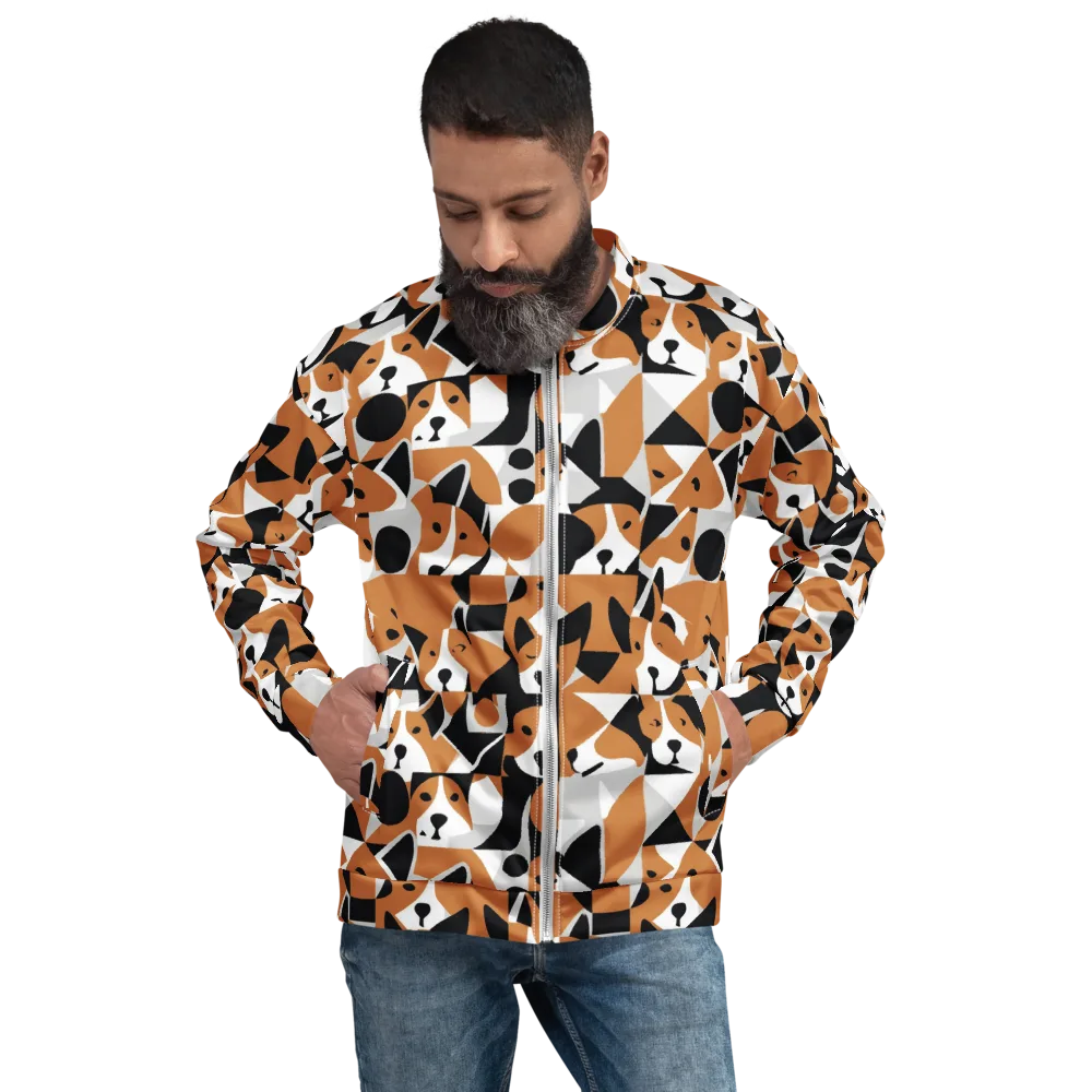 Copper Canine Circuit on Bomber Jacket — Front