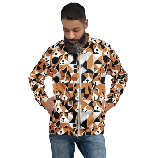 Copper Canine Circuit on a Bomber Jacket