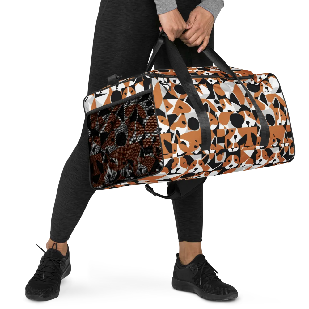 Copper Canine Circuit on Duffle Bag — Right Front