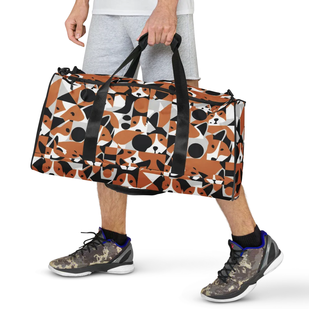 Copper Canine Circuit on Duffle Bag — Front