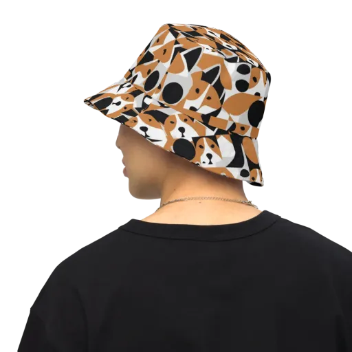 Copper Canine Circuit on a Reversible Bucket Hat
