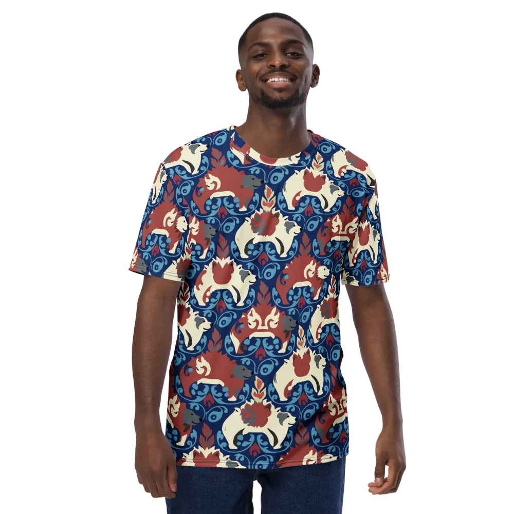 Foxglove Folklore on Men's Crew Neck T-Shirt — Front