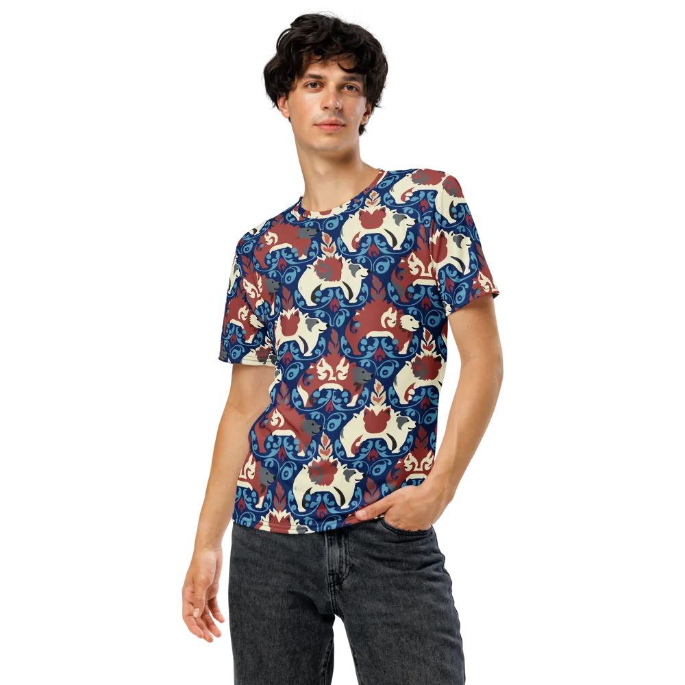 Foxglove Folklore on Men's Crew Neck T-Shirt — Front