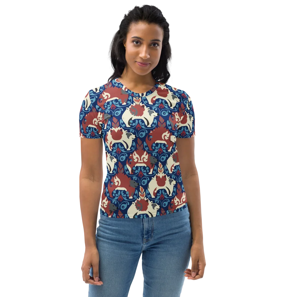 Foxglove Folklore on Women's Crew Neck T-Shirt — Front