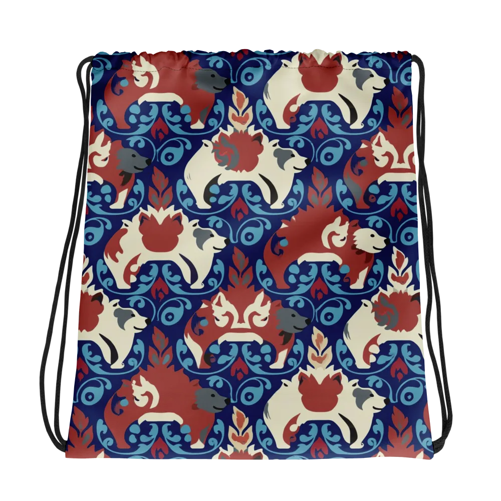 Foxglove Folklore on Drawstring Bag — Photo