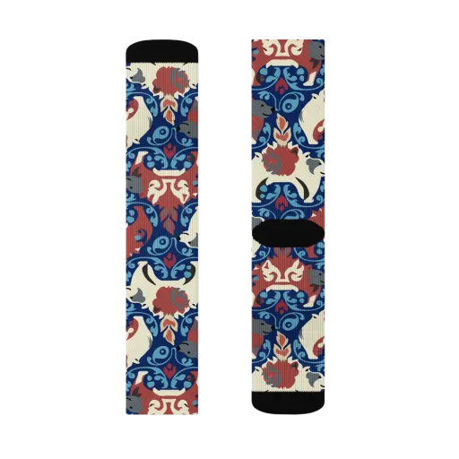 Foxglove Folklore on a Socks