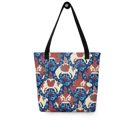 Foxglove Folklore on a Tote Bag
