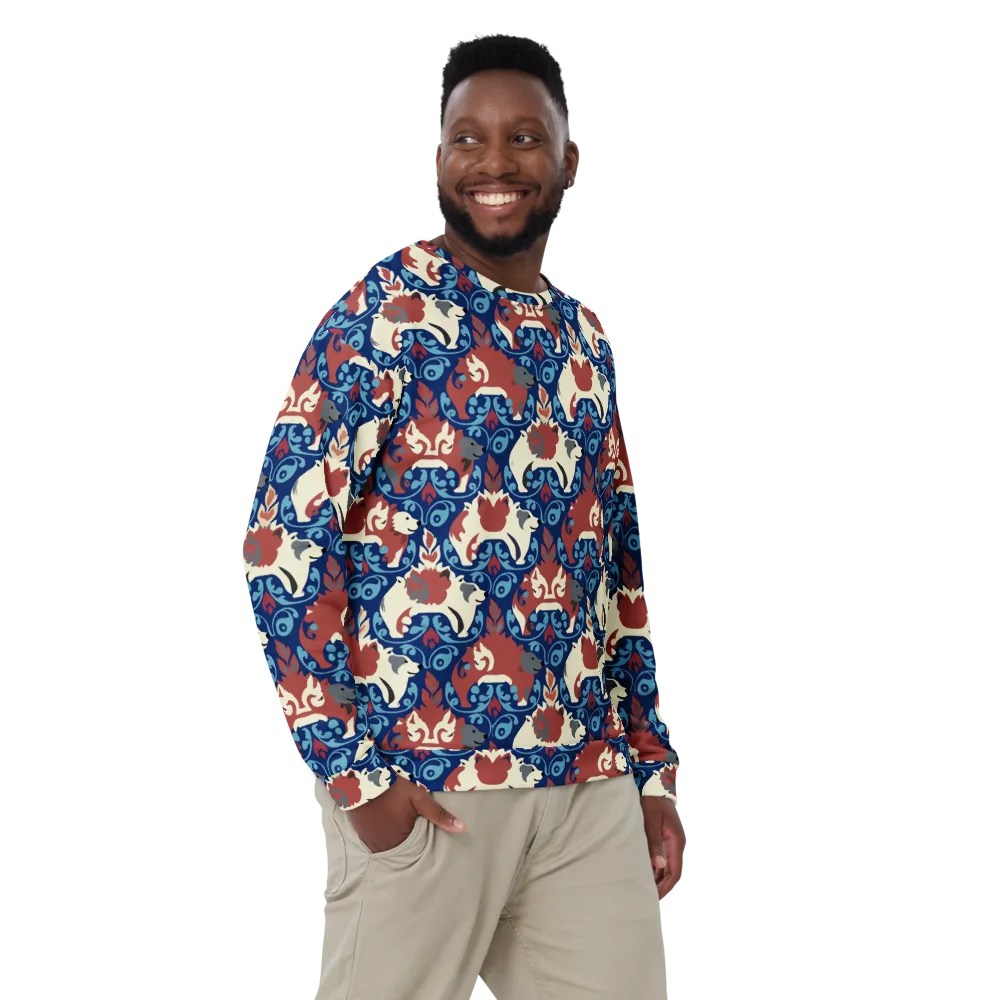 Foxglove Folklore on Sweatshirt — Front