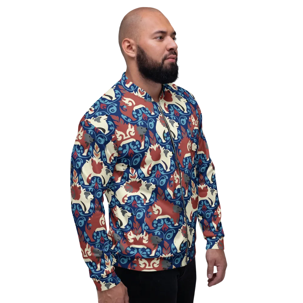 Foxglove Folklore on Bomber Jacket — Right