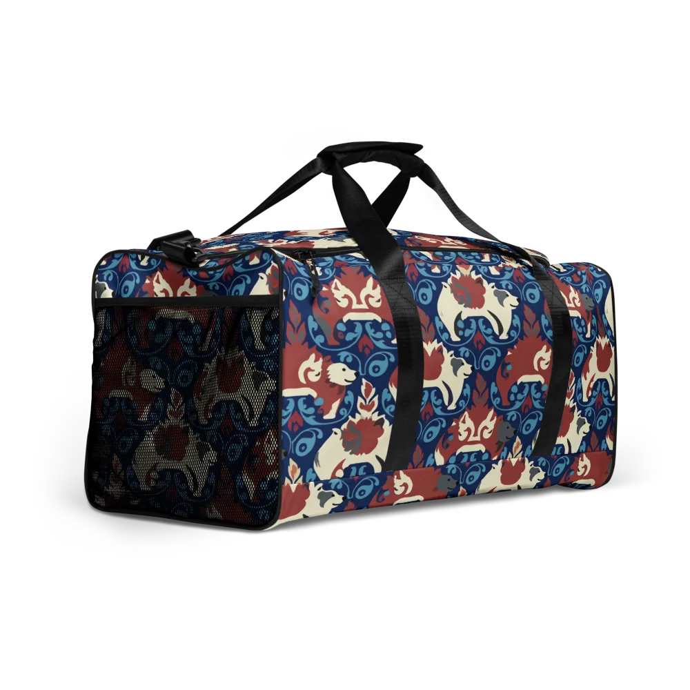 Foxglove Folklore on Duffle Bag — Right Front
