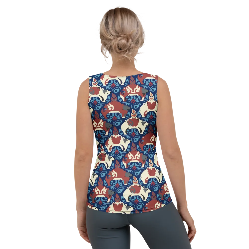 Foxglove Folklore on Women's Tank Top — Back