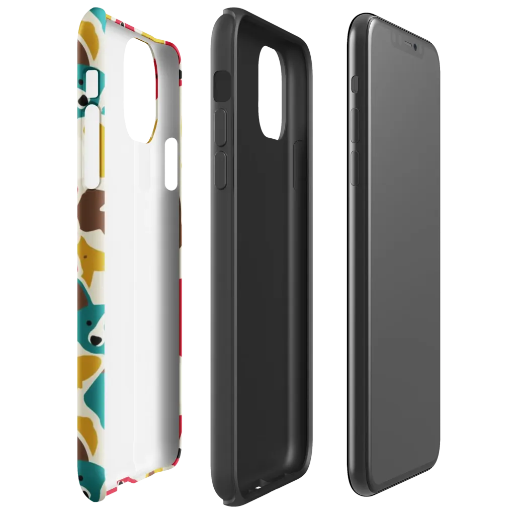 Foxglove Pals on Tough Case for iPhone® — Right