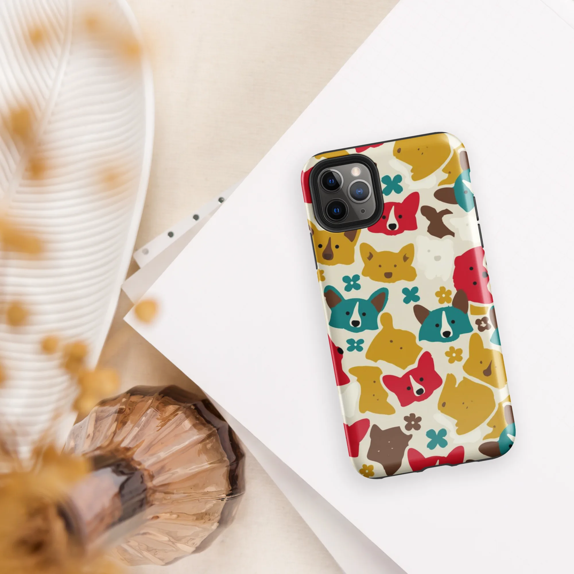 Foxglove Pals on Tough Case for iPhone® — Front