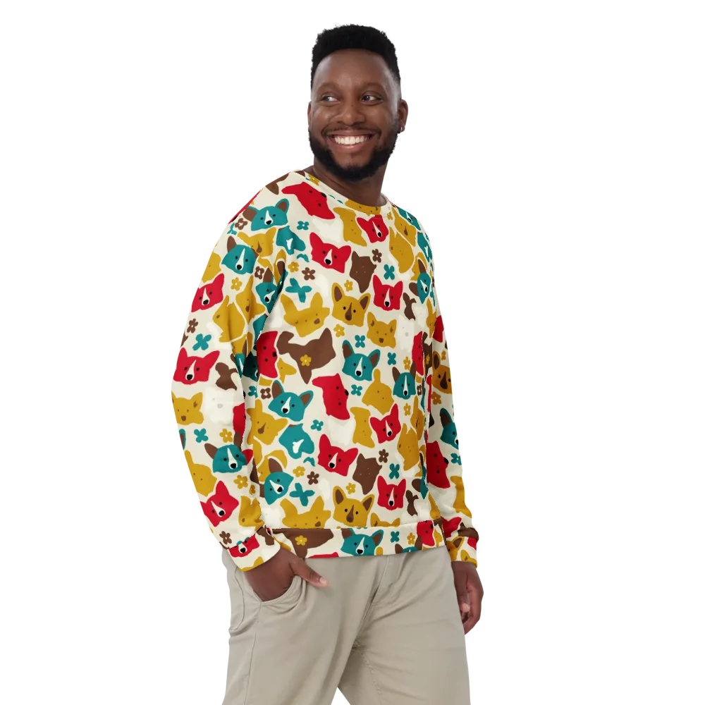 Foxglove Pals on Sweatshirt — Front