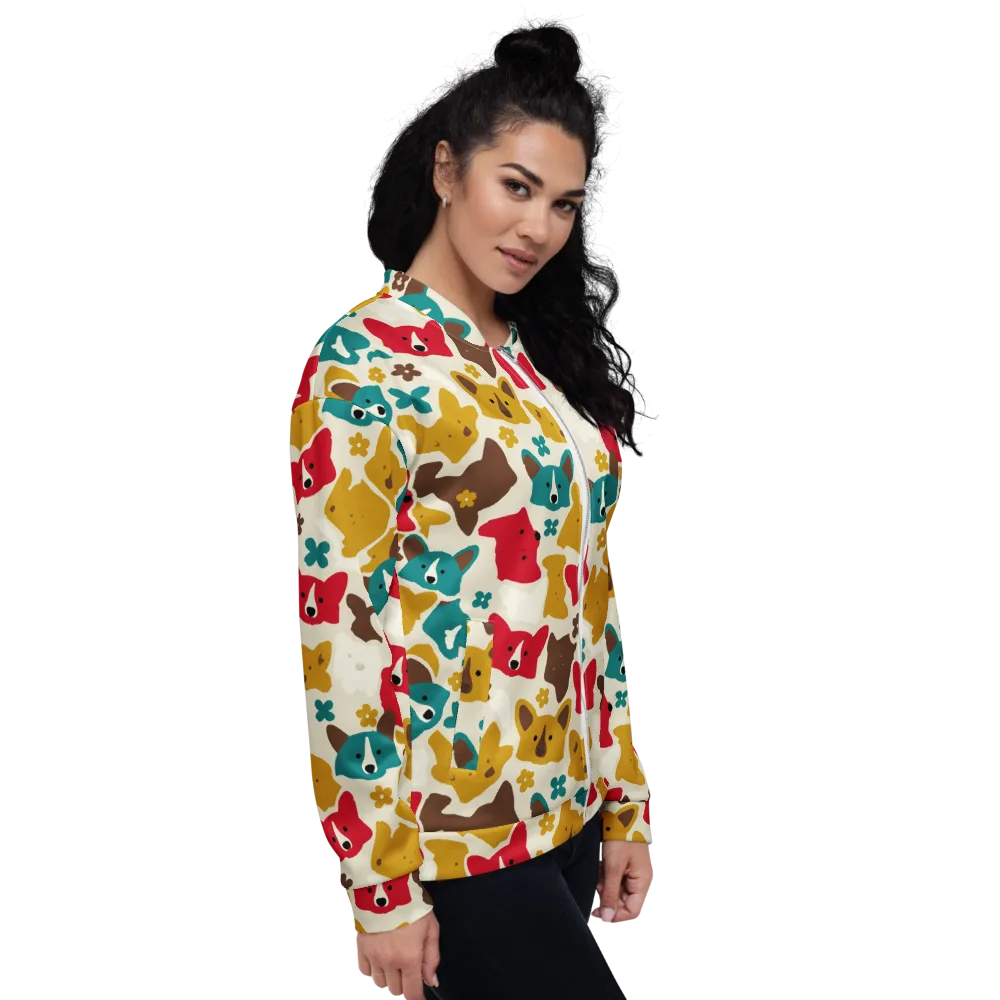 Foxglove Pals on Bomber Jacket — Right