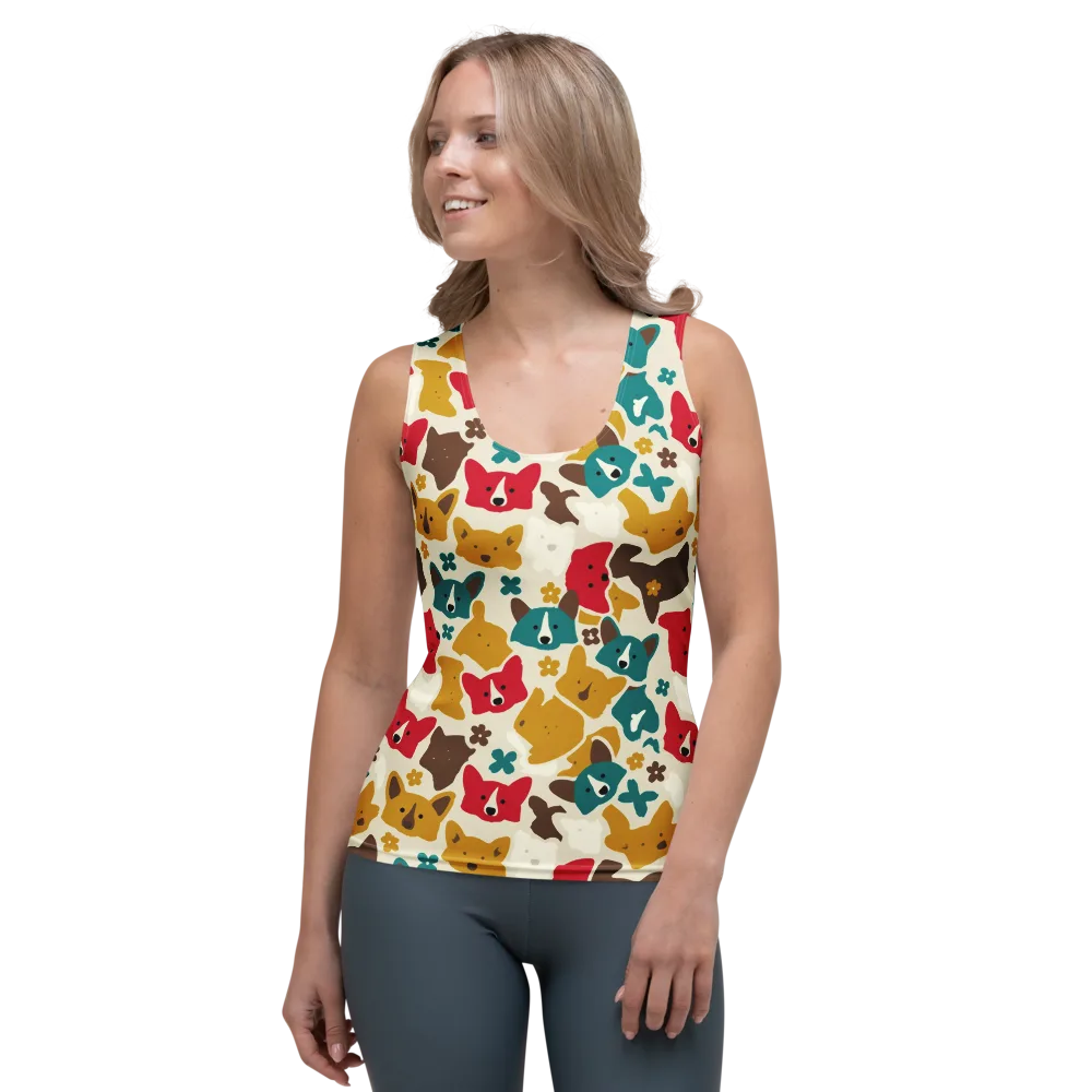 Foxglove Pals on Women's Tank Top — Front