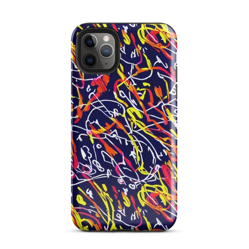Neon Currents on a Tough Case for iPhone®