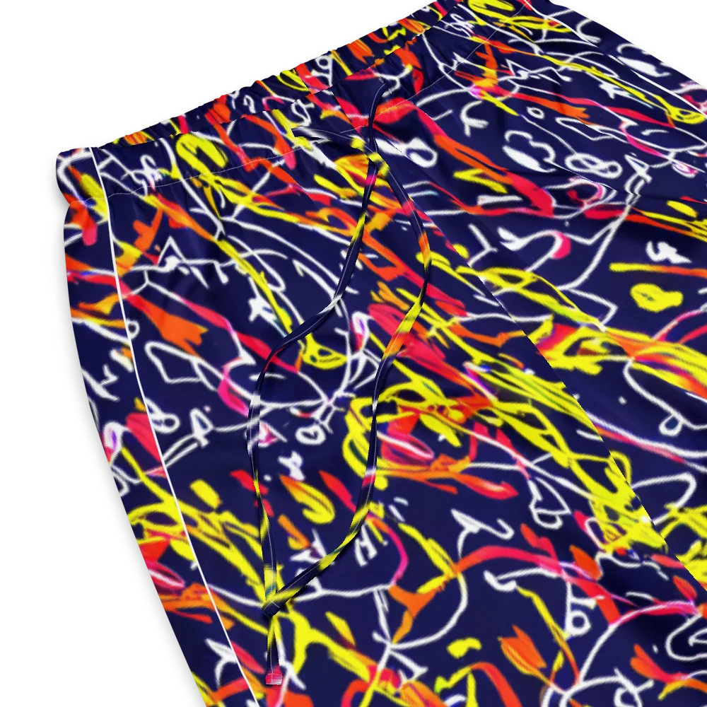 Neon Currents on Women's Pajama Pants — Product details