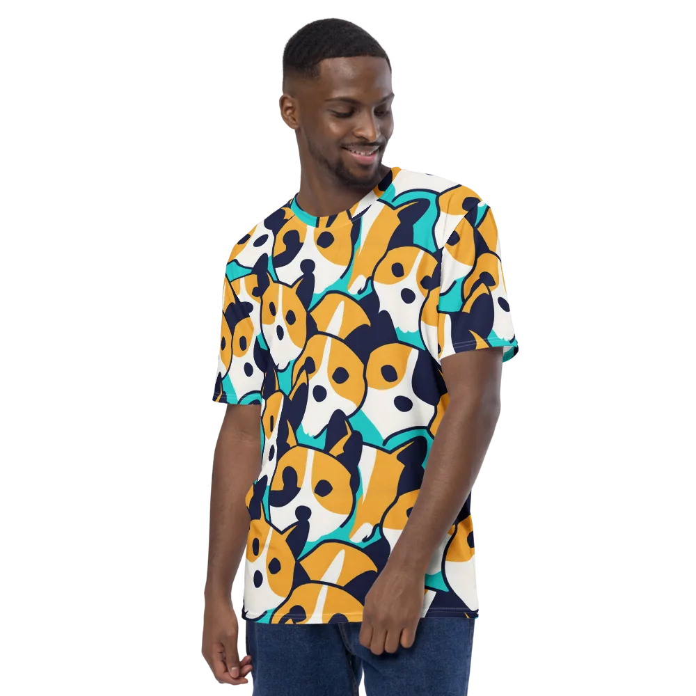 Calico Current on Men's Crew Neck T-Shirt — Left