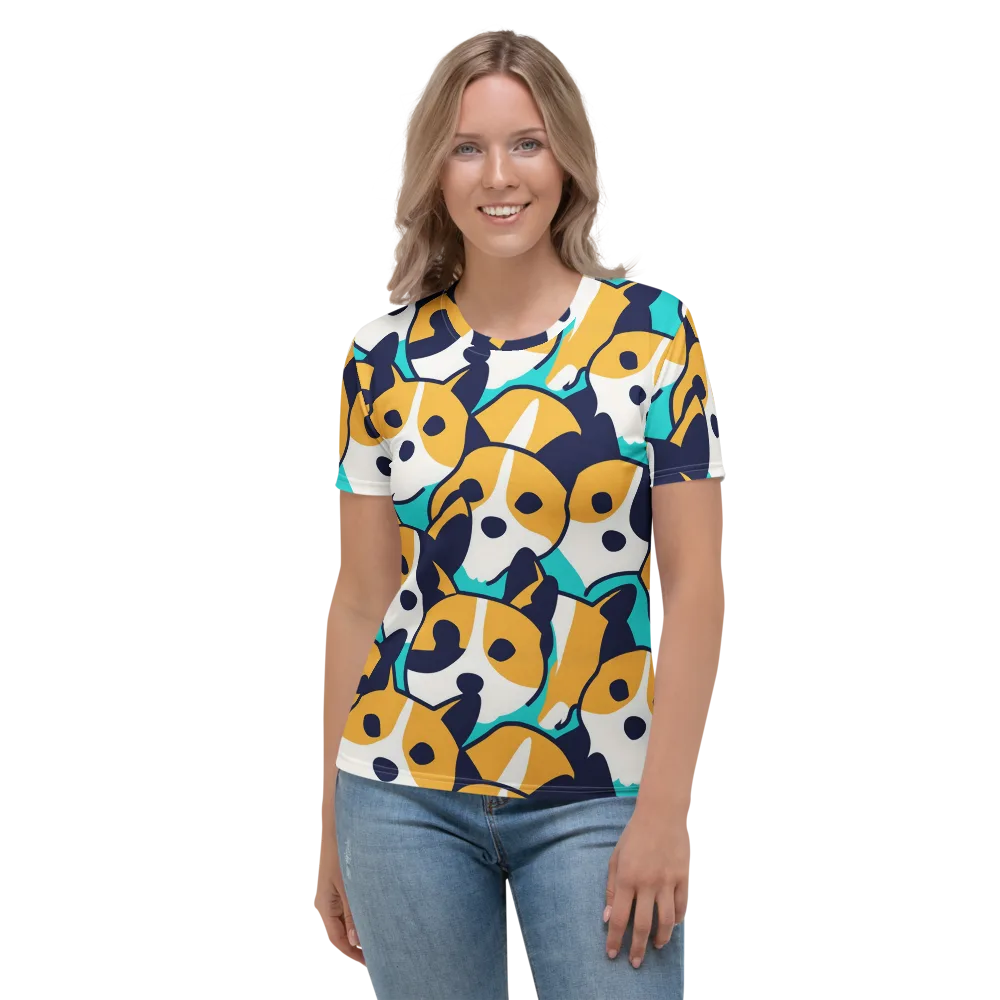 Calico Current on Women's Crew Neck T-Shirt — Front