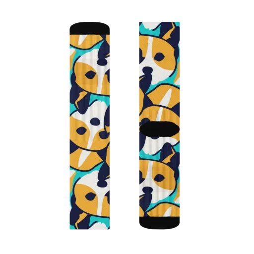 Calico Current on a Socks