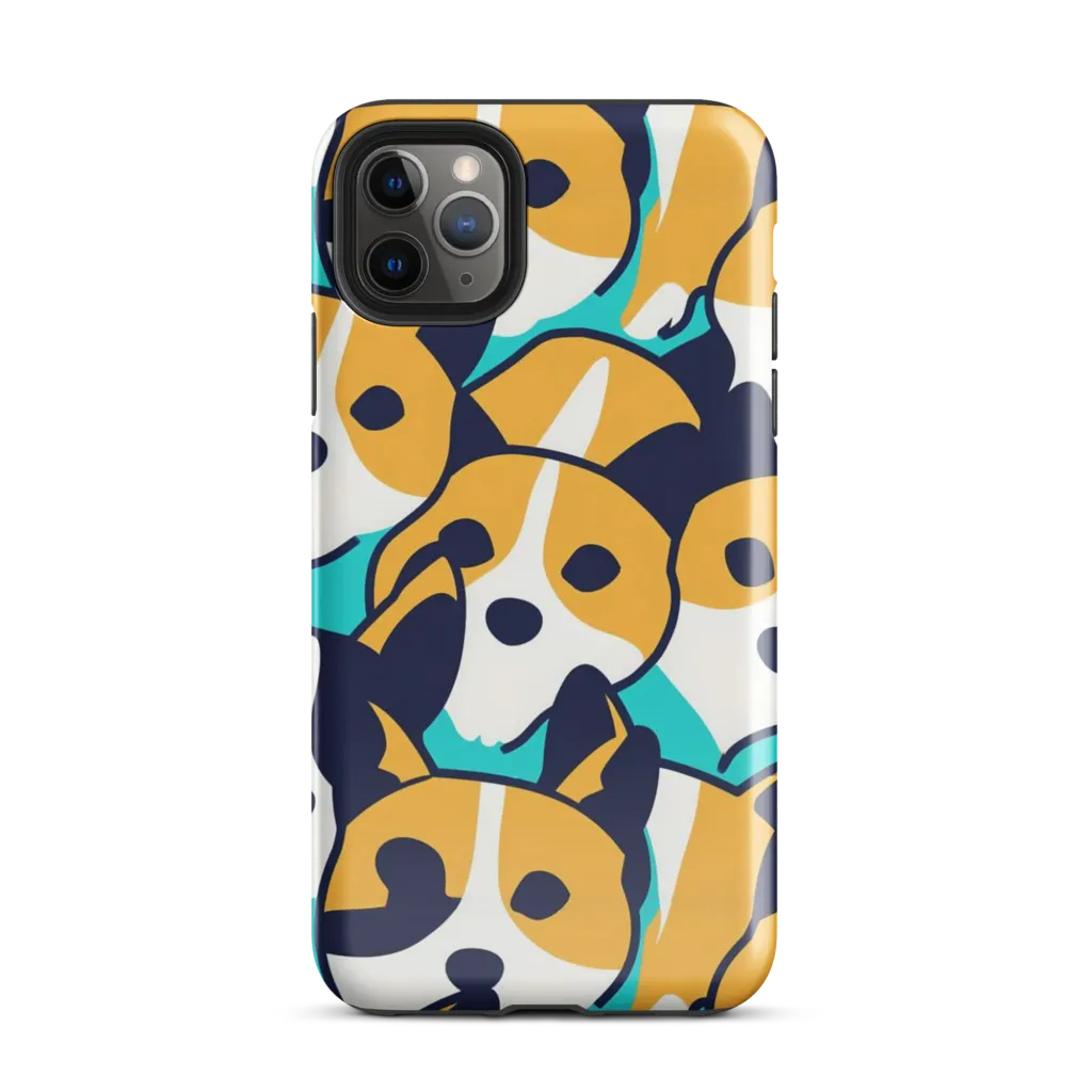 Calico Current on Tough Case for iPhone® — Front