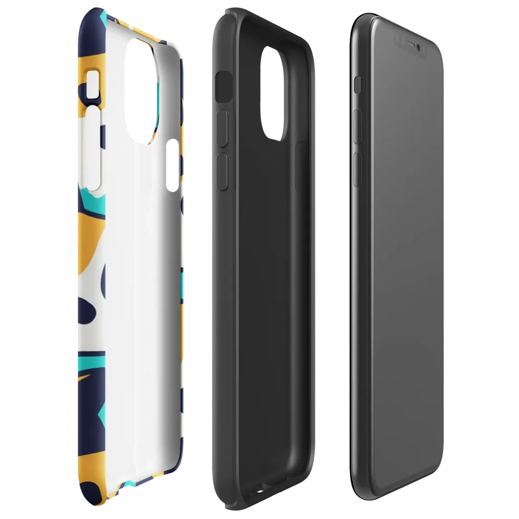 Calico Current on Tough Case for iPhone® — Right