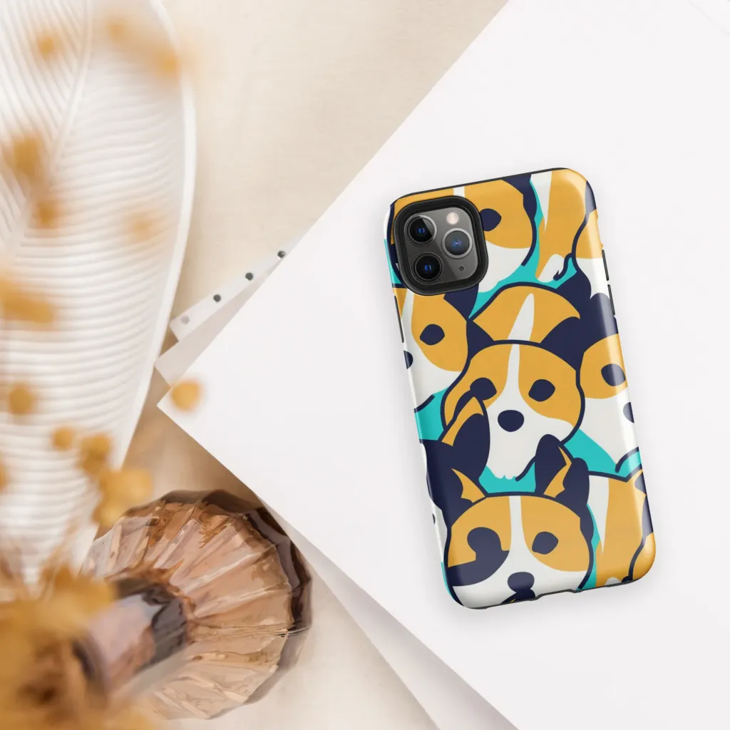 Calico Current on Tough Case for iPhone® — Front
