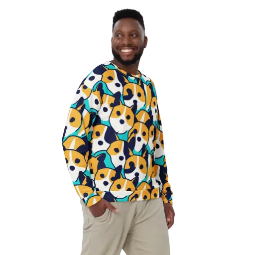 Calico Current on a Sweatshirt