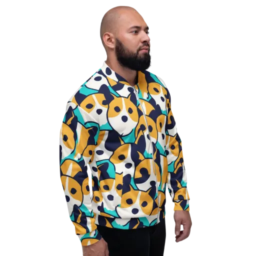 Calico Current on a Bomber Jacket