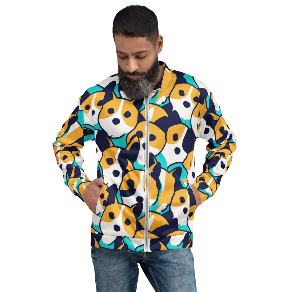 Calico Current on Bomber Jacket — Front
