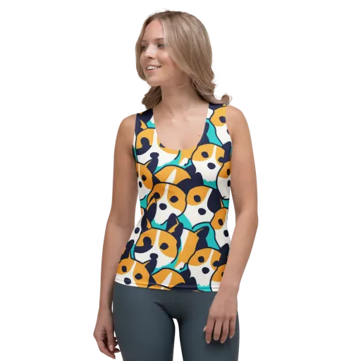 Calico Current on a Women's Tank Top